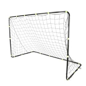 Competition Soccer Goal, Steel, Black, 6' x 4'