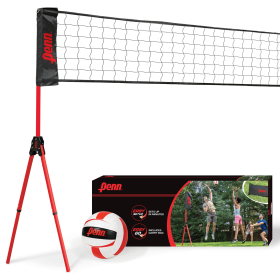 Penn Easy Fit Premium Volleyball Set, Includes Adjustable Net and Ball