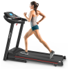 Home Foldable Treadmill with Incline; Folding Treadmill for Home Workout; Electric Walking Treadmill Machine 5" LCD Screen 250 LB Capacity Bluetooth M