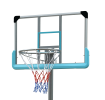 Portable Poolside Basketball Hoop Swimming Pool 4ft to 6.5ft Height-Adjustable Basketball System Goal Stand for Kids