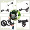 Durable Foldable Steel Golf Cart with Mesh Bag