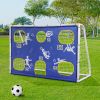 182*120*80cm PVC Pipe Three-In-One With Target Cloth Football Goal