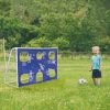 182*120*80cm PVC Pipe Three-In-One With Target Cloth Football Goal