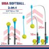 Franklin Sports Kids Adjustable Teeball and Softball Batting Tee