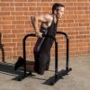 Fit Dip Stand Station Body Press Bar with Safety Connector