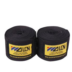 Boxing Bandage Elastic Boxing Hand Wrap Muay Thai Fighting (Option: Black-5 M Per Piece)