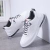 Fashion Women Men Casual Shoes Comfortable Breathable Sneakers Lace Up Air Cushion Spring Autumn Winter Leather Wear-resistant