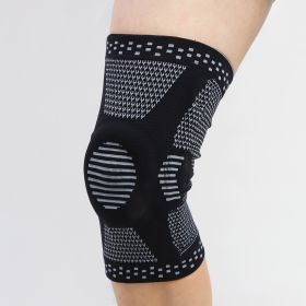 Short Nylon Silicone Spring Protective Gear (Option: M-Black Gray Single Price)