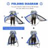 Backyard Moder Simple Pop Up Folding Training Soccer Net