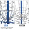 12-Chain Disc Golf Goal for Target Practice, Blue