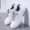 Fashion Women Men Casual Shoes Comfortable Breathable Sneakers Lace Up Air Cushion Spring Autumn Winter Leather Wear-resistant